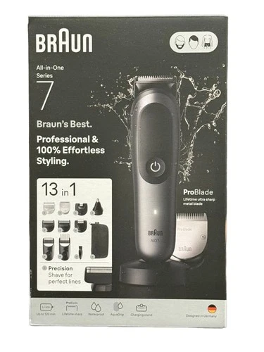 Braun All-in-One Series 7, AIO7545, 12in1 Grooming Kit Blue( opened box )/Sealed - Image 21