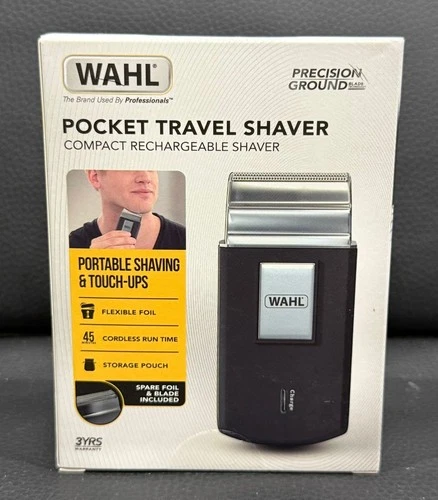 Wahl Pocket Travel Shaver 3615-0403 Cordless, Compact with Flexible Foil/ Sealed - Image 9