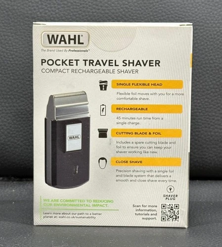 Wahl Pocket Travel Shaver 3615-0403 Cordless, Compact with Flexible Foil/ Sealed - Image 16