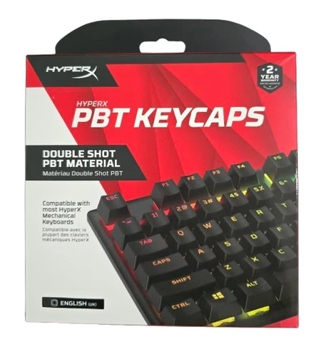 HyperX Full key Set Keycaps PBT Black/New-Sealed - Image 7
