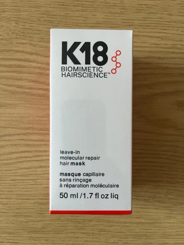 K18 Biomimetic Hairscience Leave -in Repair Hair Mask 50ml Brand New Sealed - Image 8