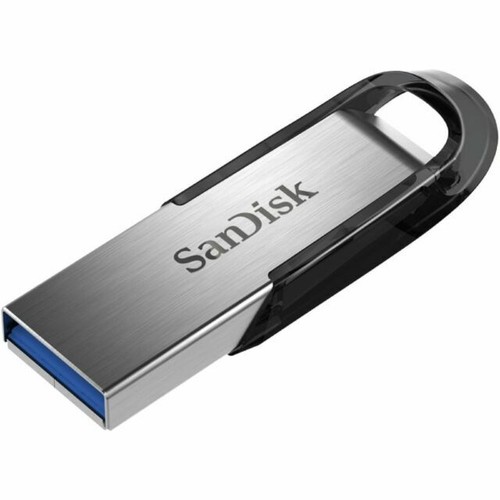 SANDISK Ultra Flair USB 3.0 Memory Stick 128 GB Silver.