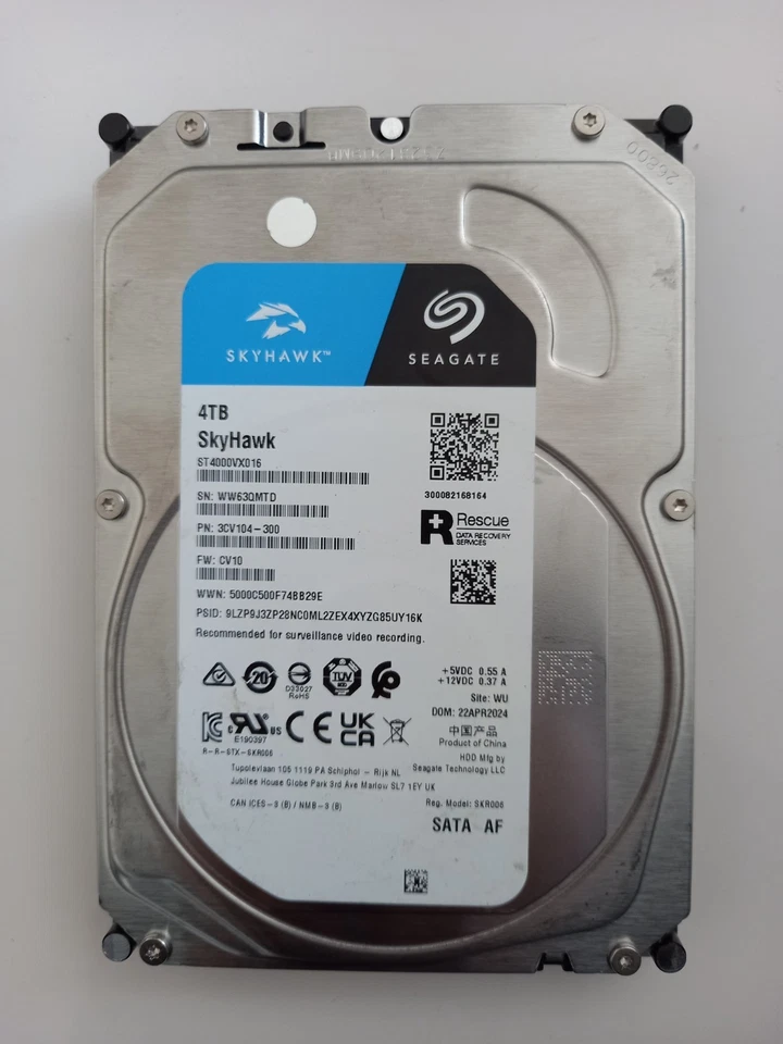 ST4000VX016 Seagate Skyhawk 4TB SATA hard drive /Slightly Used-Good/100% health - Image 14