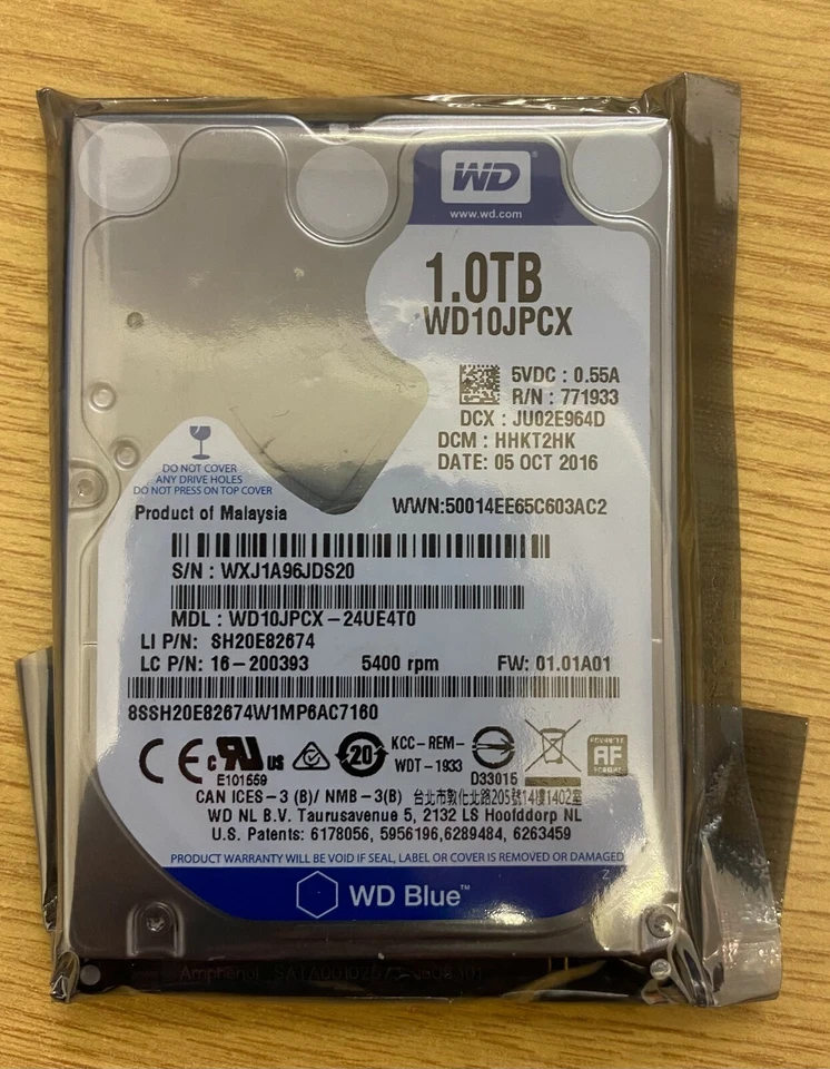 Western Digital Blue 1TB SATA 2.5" Laptop Hard drive HDD 5400 RPM. - Image 13
