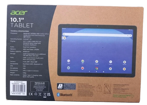 ACER ACTAB1024 10.1" Tablet - 32 GB, Gun Grey /Sealed - Image 11