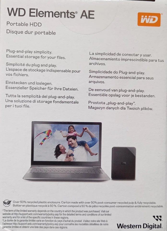 WD Elements AE 6TB Portable External Hard Drive HDD USB 3.0- Sealed - Image 9