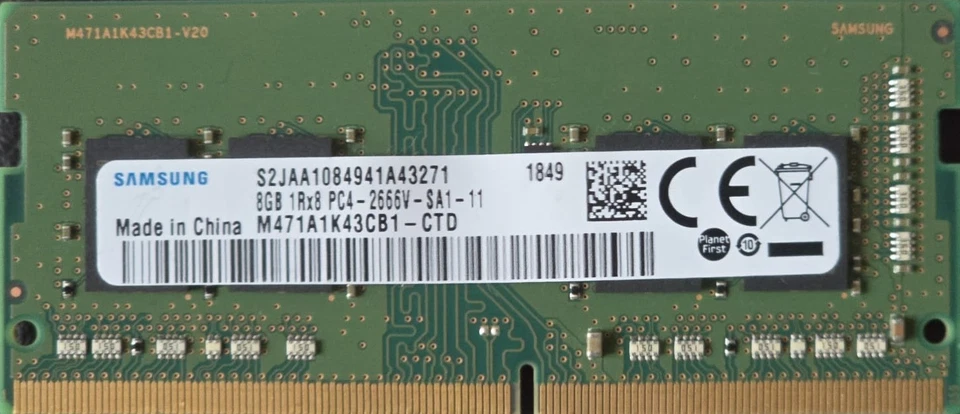 Samsung 8GB M471A1K43CB1-CTD 2666V- Good/ 100 Health - Image 8