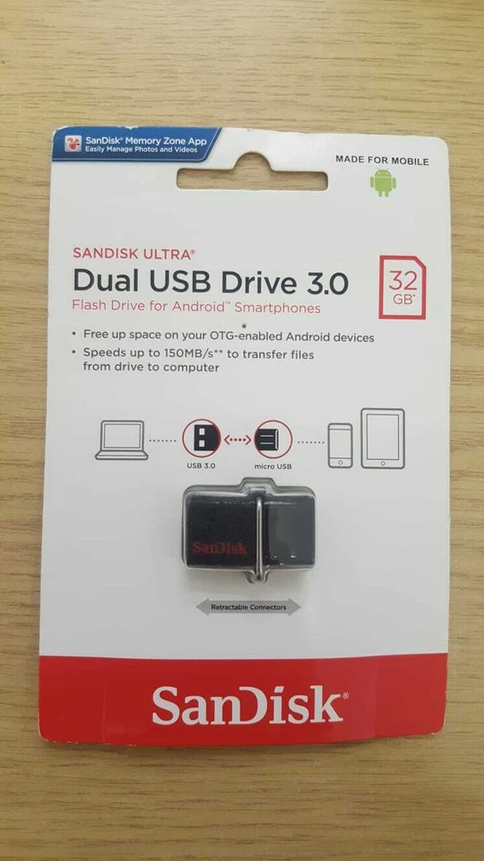 Sandisk Dual-USB Drive 3.0-32GB. - Image 14