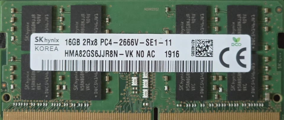 SK Hynix 16GB HMAA4GS6MJR8N PC4-DDR4-2666V 260-pin SODIMM/ Good - Health - Image 14
