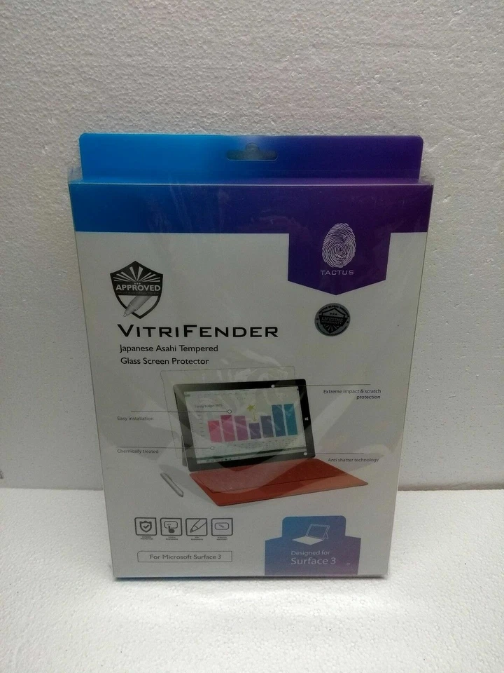 Tactus VitriFender Glass Screen Protector for Microsoft Surface Pro 3/ - Image 17