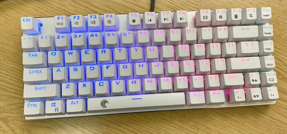 TKL Wireless Gaming Keyboard Mechanical Bluetooth & Type-C Wired Rainbow LED - Image 14