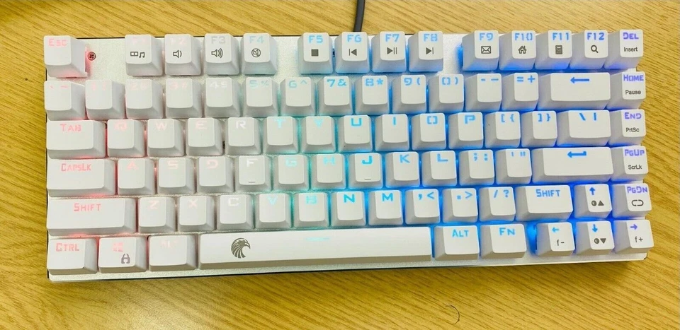 TKL Wireless Gaming Keyboard Mechanical Bluetooth & Type-C Wired Rainbow LED - Image 39