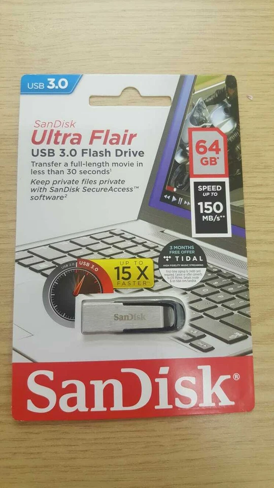SANDISK Ultra Flair USB 3.0 Flash Drive /64GB - Image 8