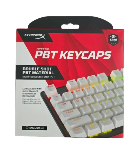 HyperX Full key Set Keycaps PBT White/New-Sealed - Image 27