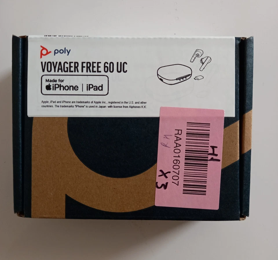 Poly Voyager Free 60 Earbuds With Charge Case & USB-A Dongle/Sealed - Image 26