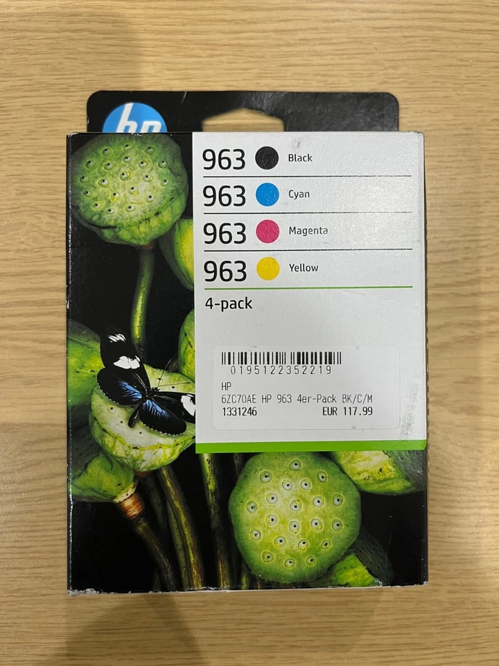 HP 963 4 Pack Ink Cartridges 100% Genuine HP OfficeJet Pro Brand New Boxed - Image 23