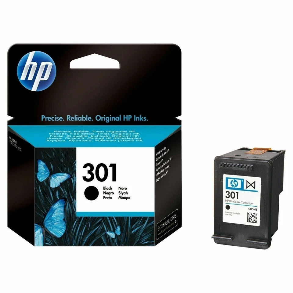 HP 301 Deskjet Ink Cartridge Black (CH561EE) for HP Deskjet 2540/Brand New - Image 34