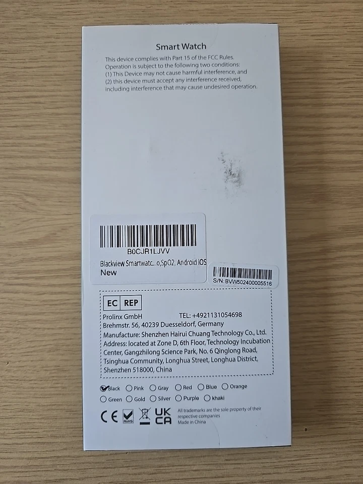 Blackview Military Smart Watch for Man W50 Waterproof Fitness-Brand NEW Sealed - Image 11