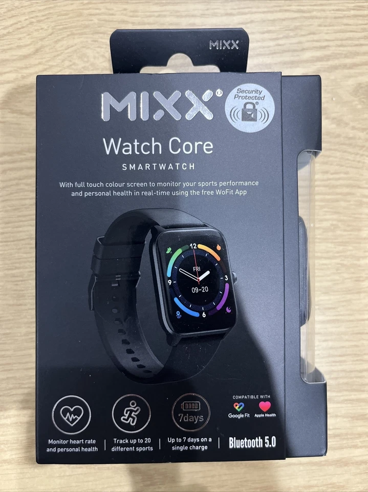 Mixx SmartWatch Watch Core Bluetooth black . Brand New Sealed - Image 29