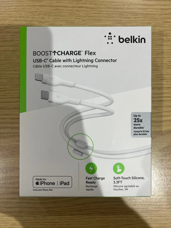 Belkin BOOST CHARGE Flex USB-C to Lightning Connector Cable 1M - 3.3 ft - - Image 25