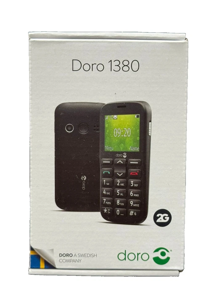 Doro 1380 mobile phone unlocked 2G dual SIM for seniors 2.4"/ sealed - Image 23