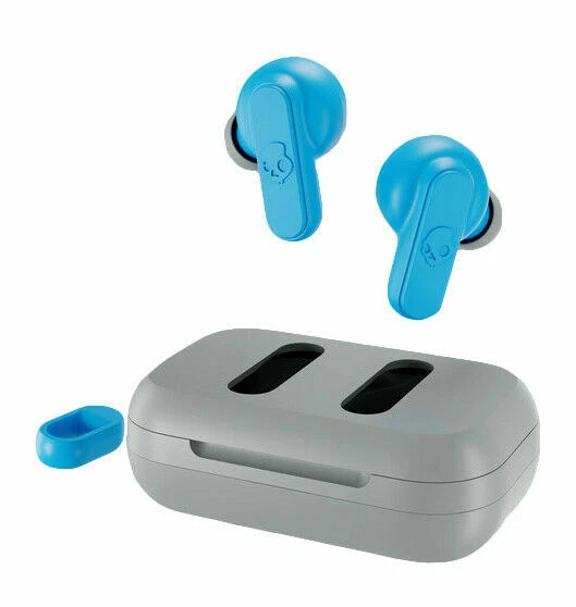 Skullcandy Dime Bluetooth In-Ear Headphones Grey / Blue- - Image 10