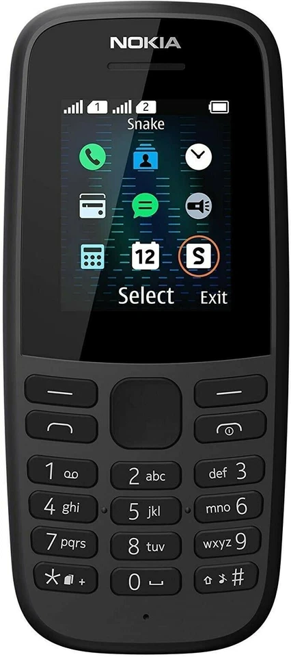 New Nokia 105 Dual SIM Black Unlocked Basic Mobile Phone (Free SIM) 4th Edition- - Image 65