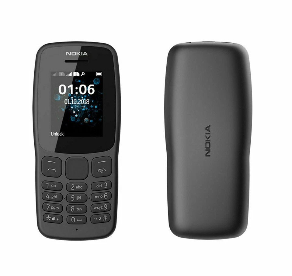 Nokia 106 Dual Sim Dark Grey 2G Unlocked Sim Free Basic Big Button Mobile Phone. - Image 36