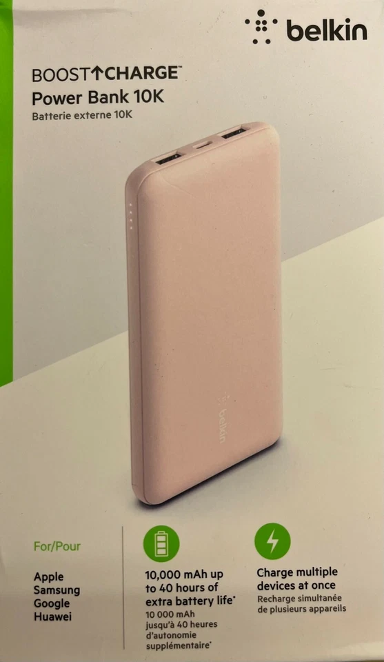 Belkin Boost Charge Power Bank 10k Pink USB -C +Dual Ports 10000 mAh - Image 11