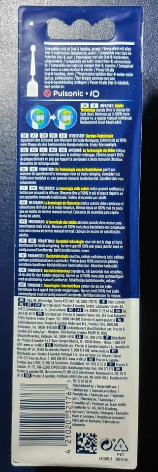 Oral-B Braun Precision Clean Bristle technology Toothbrush Heads - Pack of 8 - Image 15
