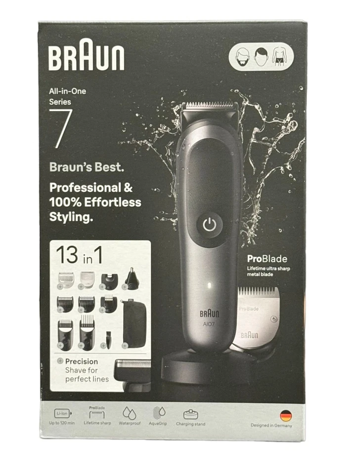 Braun All-in-One Series 7, AIO7545, 12in1 Grooming Kit Blue( opened box )/Sealed - Image 22