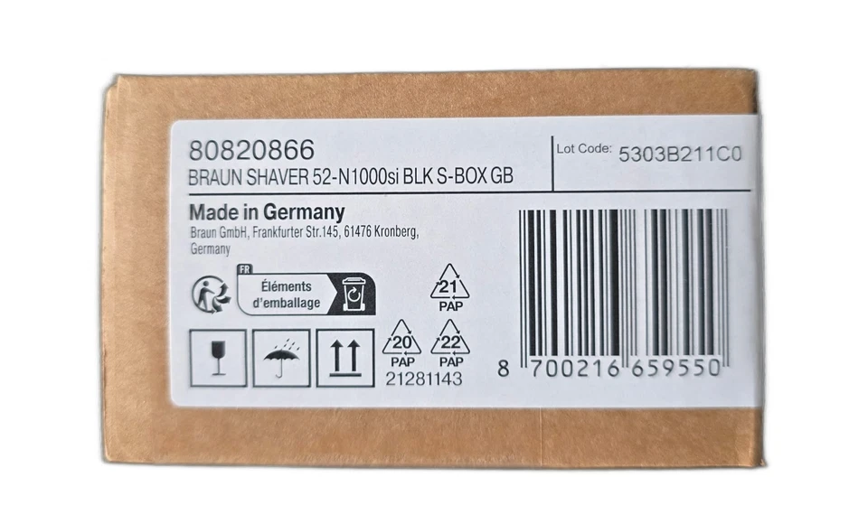 Braun Series 5 52-N1000si Rechargeable Shaver/New-Sealed - Image 9