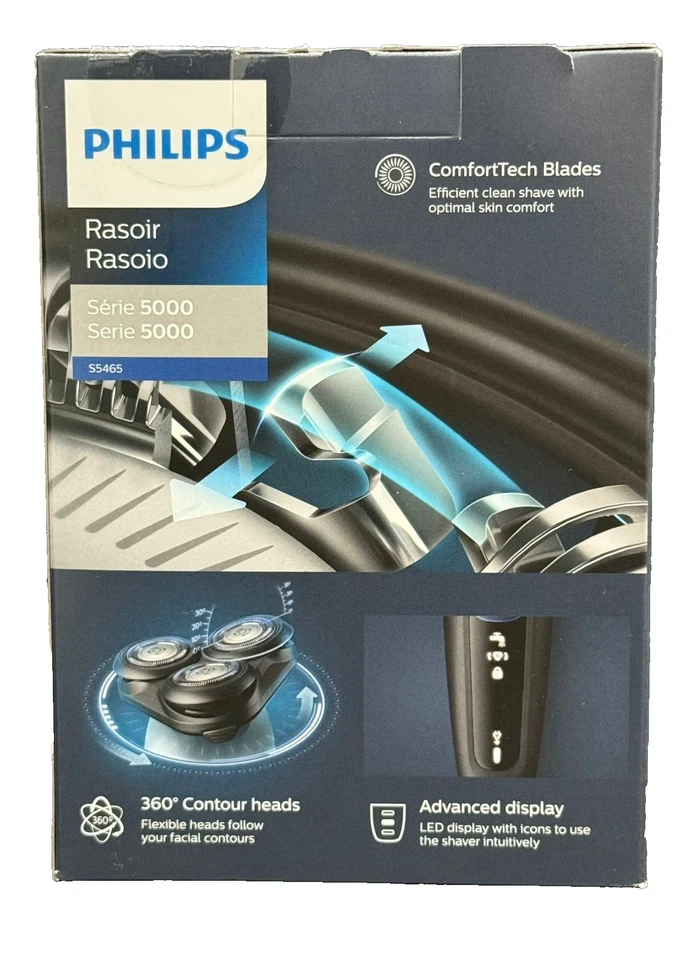 Philips Series 5000 Wet & Dry Electric Shaver (Model S5466/18)/Sealed - Image 11