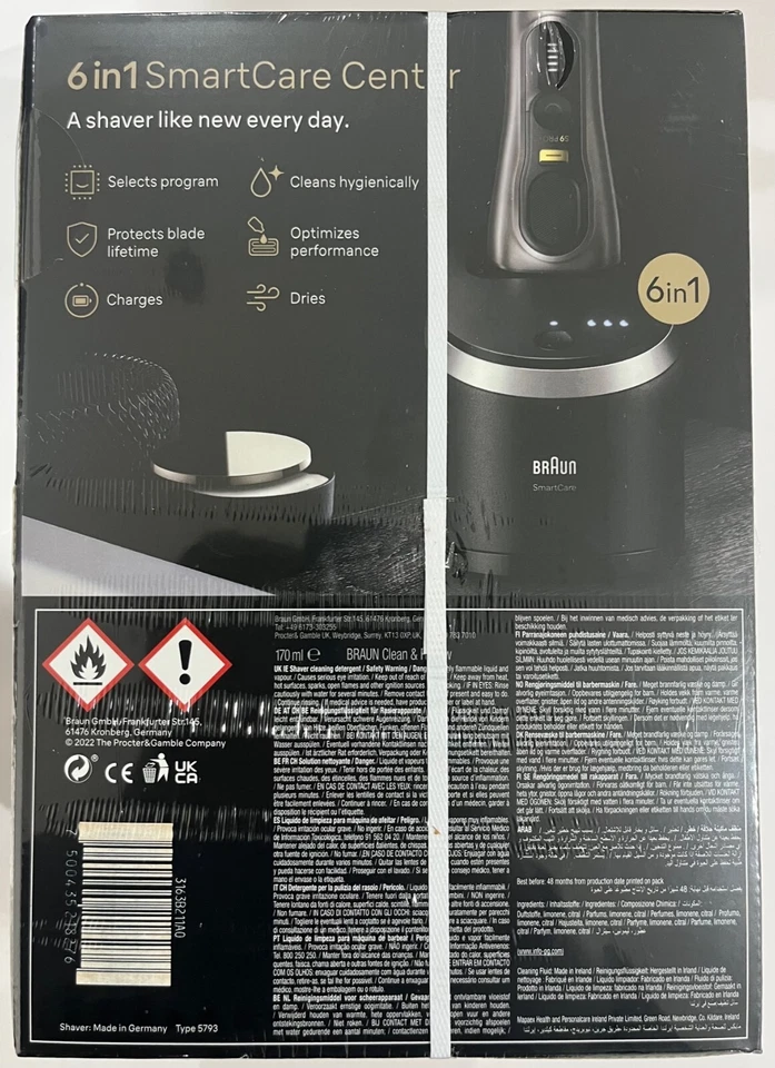 Braun Series 9 Pro Shaver with Cleaning & Charging Station & Power Case, 9575cc - Image 14
