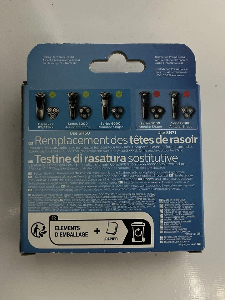 Philips SH50/50 Shaving Heads Shaver Replacement, 3 Heads per Pack -Brand New - Image 8