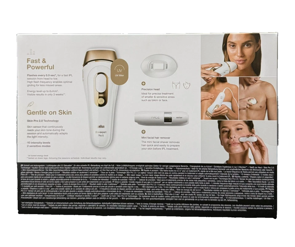 Braun IPL Silk-Expert Pro 5 At-Home Hair Removal Device PL5146-Sealed Box NEW - Image 21