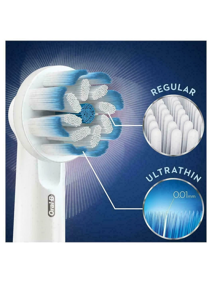 Oral-B Clean Care Sensitive Replacement Toothbrush Head Pack of 5 Counts/New - Image 6