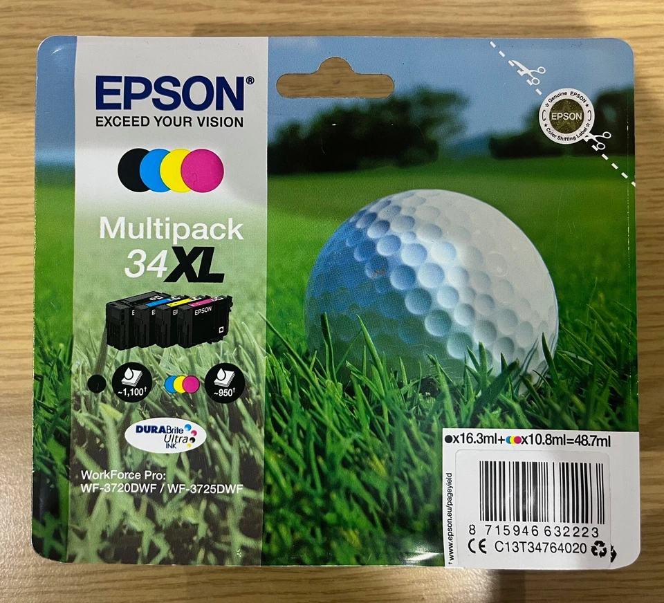 Epson 34XL Original Inkjet Cartridges - Multipack -Brand New Boxed - Image 7